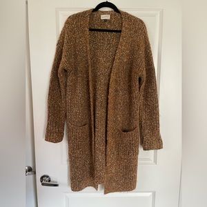 Orange Duster Cardigan